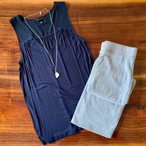 BANANA REPUBLIC Dark Navy Tank Top, sz S